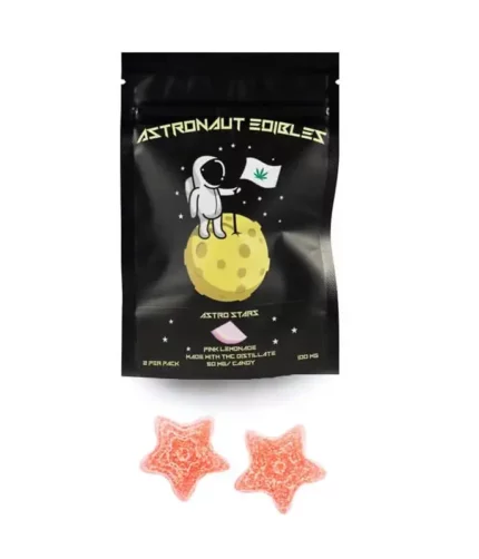 Astronaut Gummy Stars 50mg X 2 – Pink Lemonade