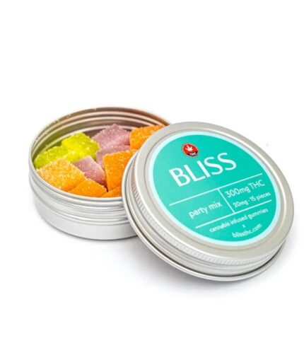Bliss Edibles 300mg THC Party Mix