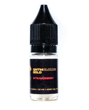 QNTM Clouds Gold THC Vape Liquid Strawberry – 1000mg