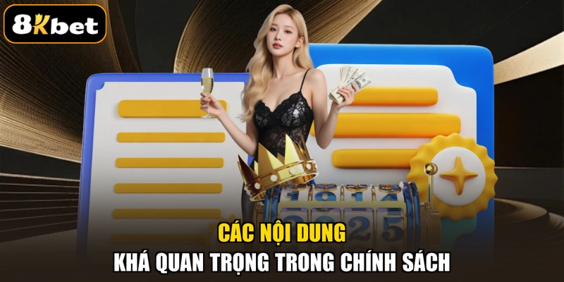 Các nội dung khá quan trọng trong chính sách